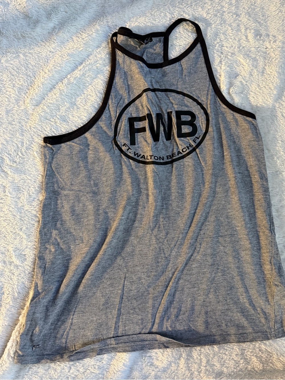 Fort Walton Beach Florida Grey Tank Top